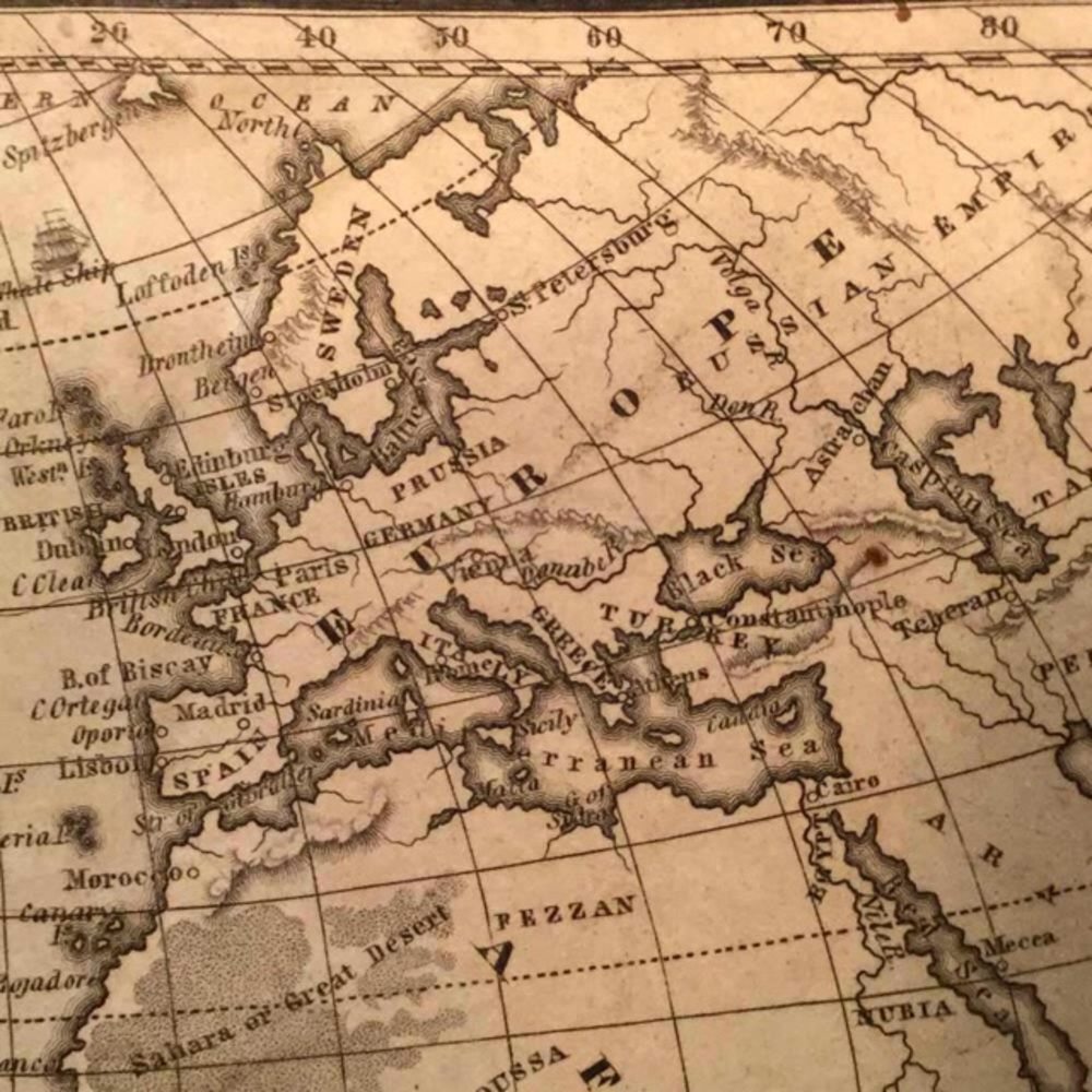 Antique Hand Colored 1830 Map- Atlantic Coastlines - Picture 4 of 10